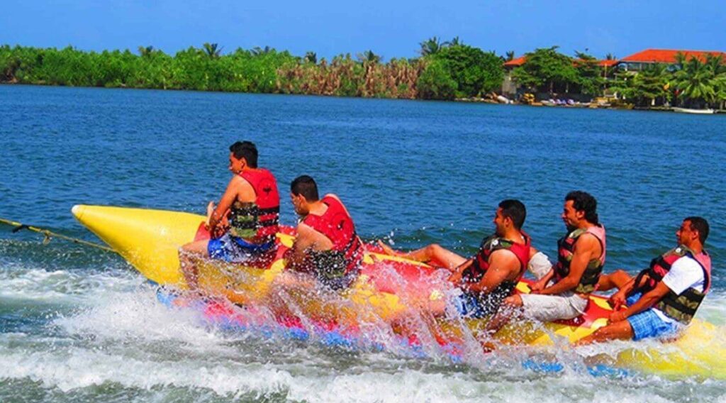 For those who enjoy a more relaxed yet exciting experience, banana boat rides are a fantastic option. Sitting on an inflatable banana-shaped boat, participants are pulled through the water, providing laughter-filled moments and enjoyable group experiences.