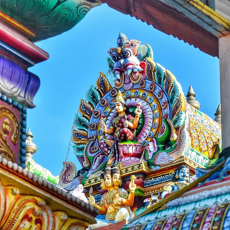 The temple also features shrines dedicated to other Hindu deities, such as Lord Ganesha, the elephant-headed god of wisdom, and Lord Murugan, the god of war and victory.